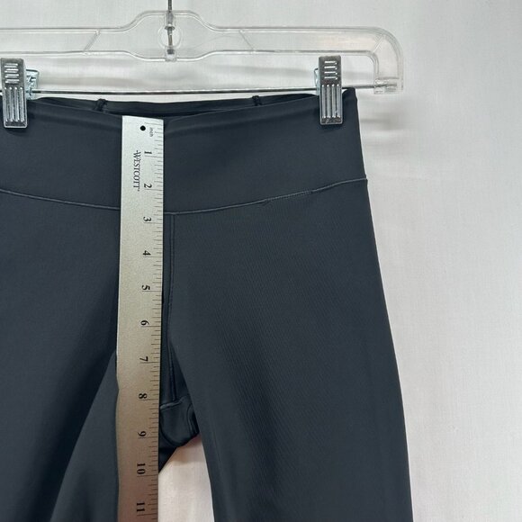 Adidas Climalite Legging Womens Size XS Low Rise Wide Waistband Pull On Black - Picture 8 of 11